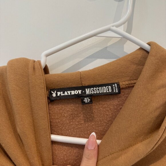 Missguided Tan Hoodie - Picture 5 of 8